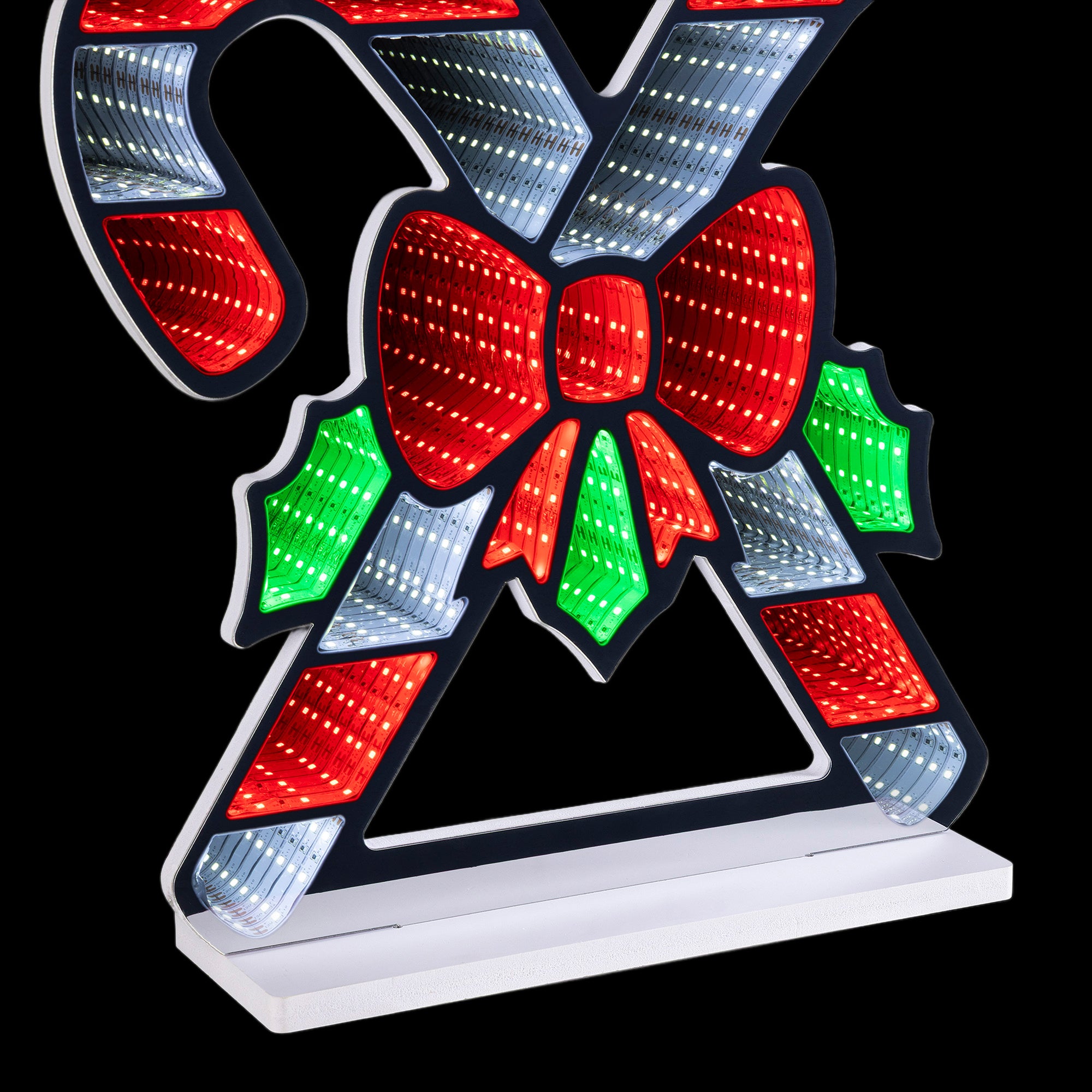 Double Candy Cane Infinity Light