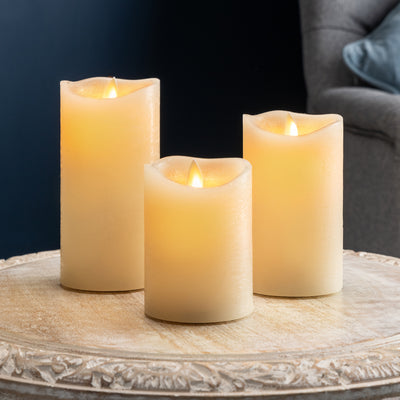 Flicker Flame LED Candles (Set of 3)