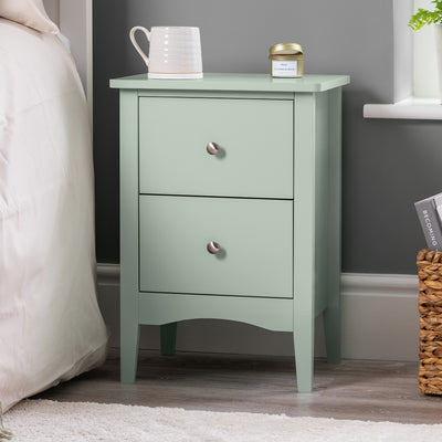 Ilsington 2 Drawer Bedside Table