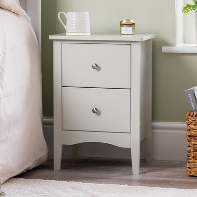 Ilsington 2 Drawer Bedside Table
