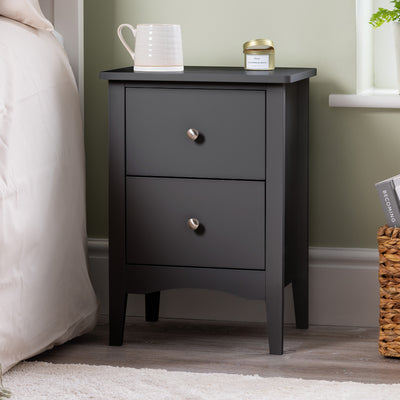 Ilsington 2 Drawer Bedside Table