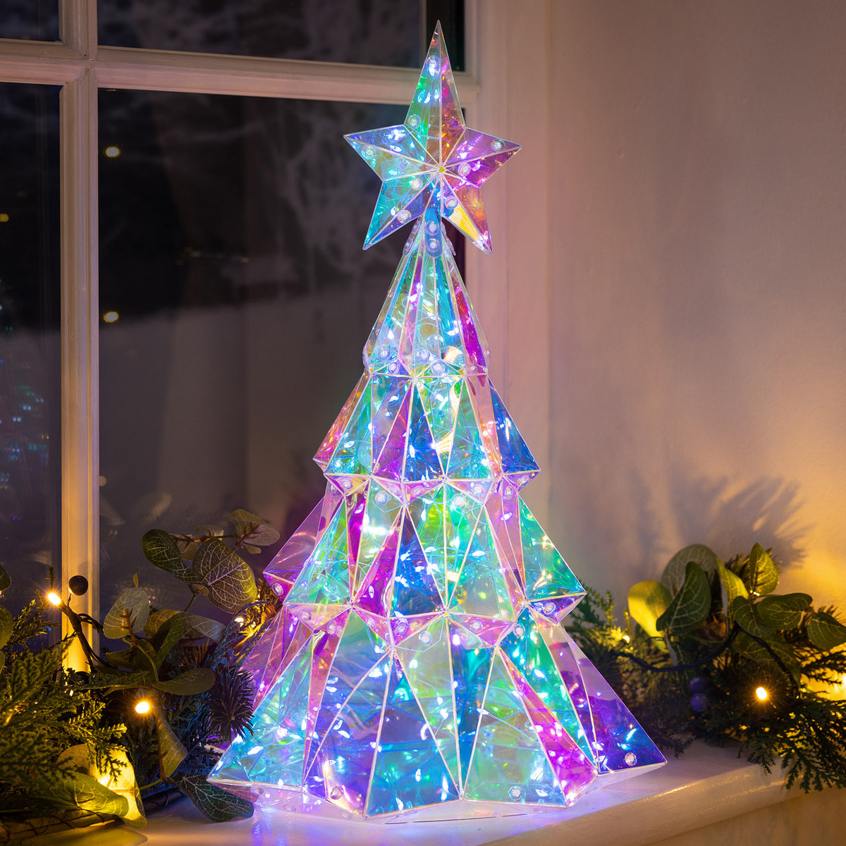 Iridescent Christmas Tree Light