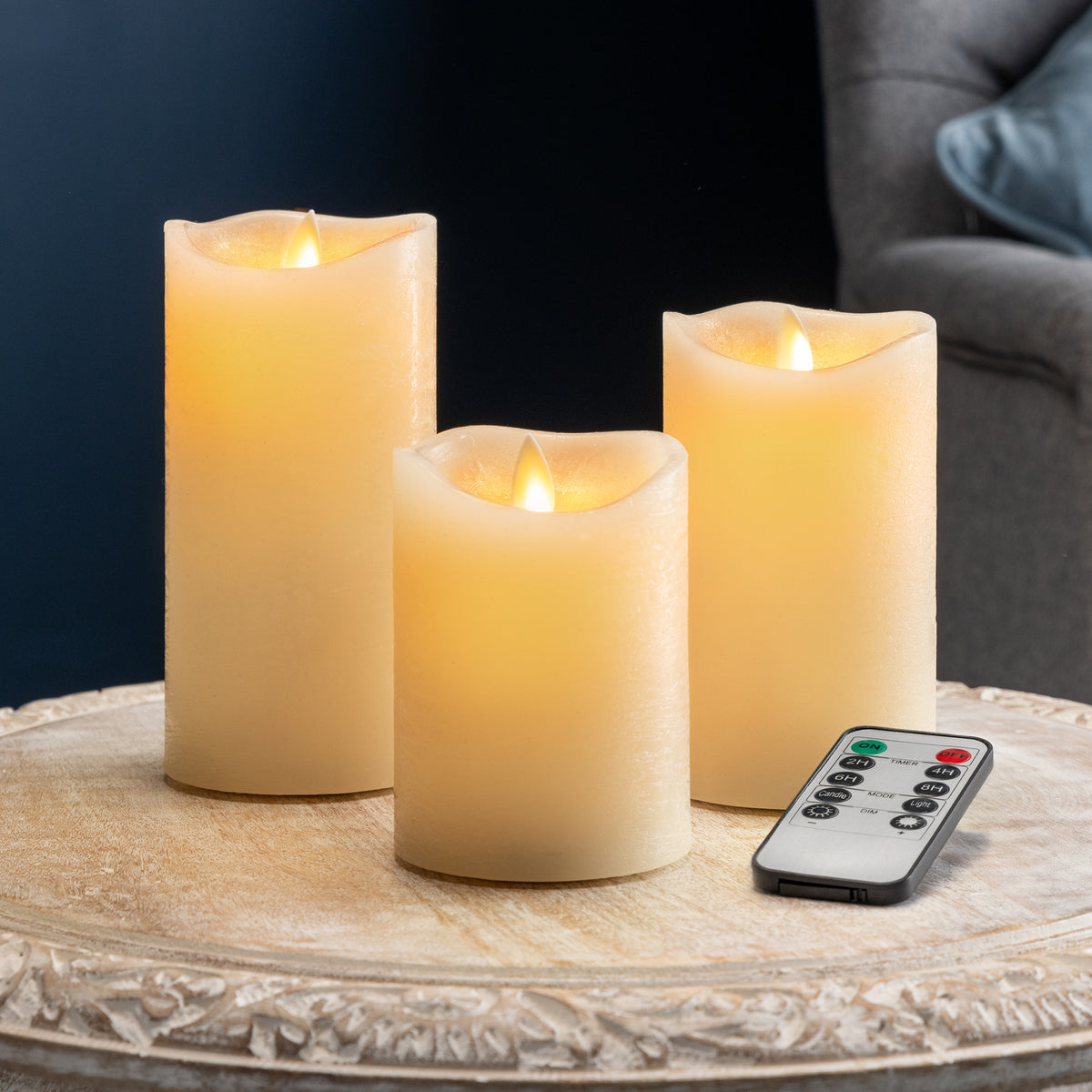 Flicker Flame LED Candles Remote