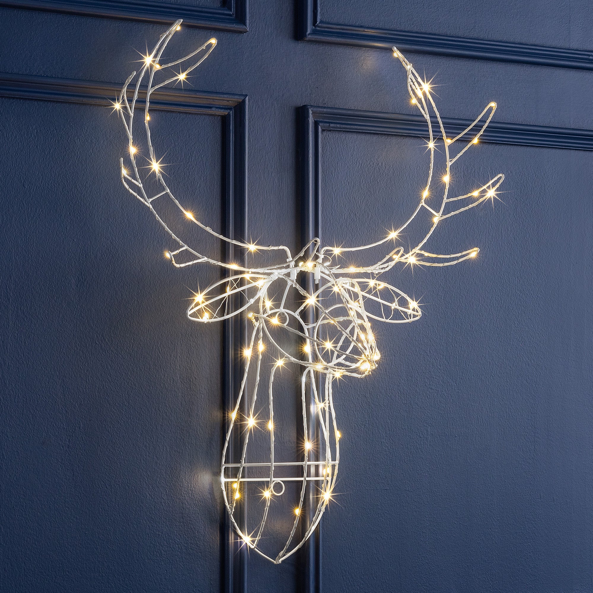Light Up Stag Head (70cm)