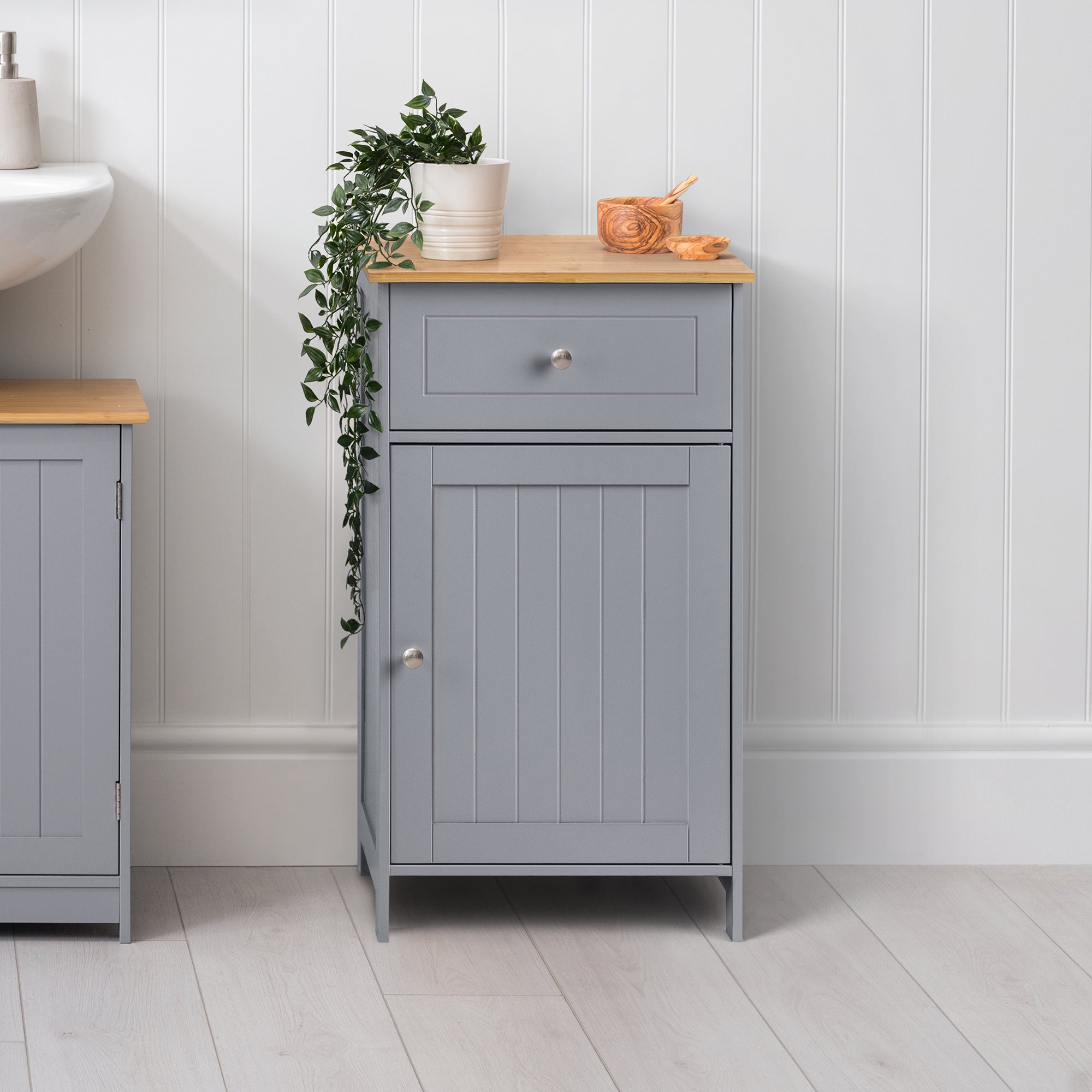 Lustleigh Grey Bathroom Unit with Drawer