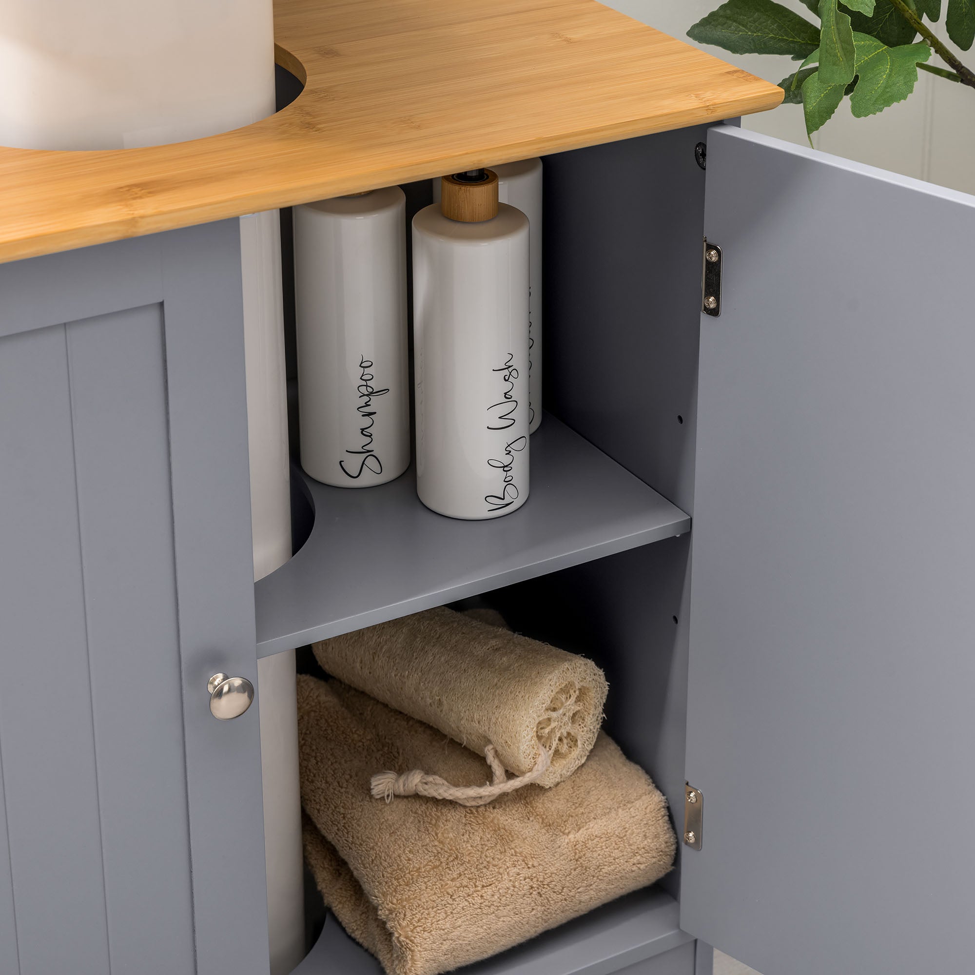 Lustleigh Grey Under Sink Cabinet