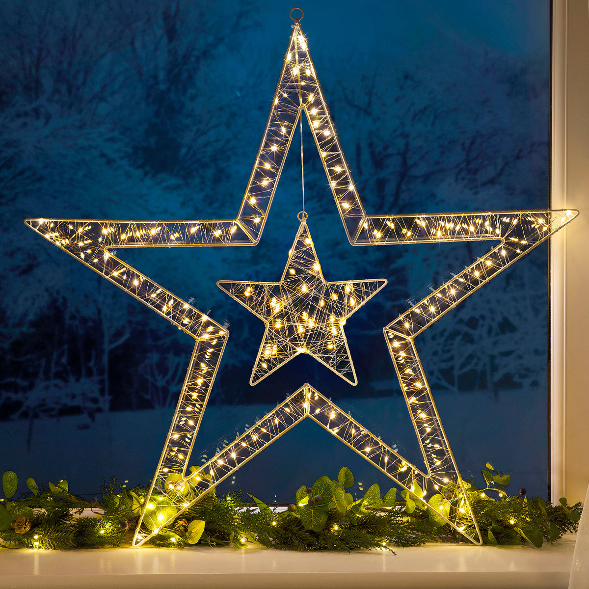 Mains Powered Double Star Light
