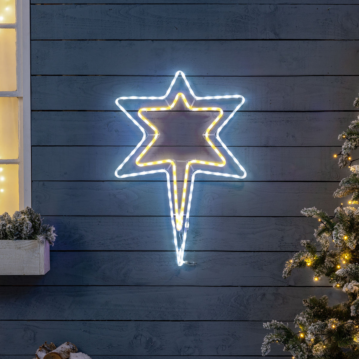 North Star Christmas Wall Light