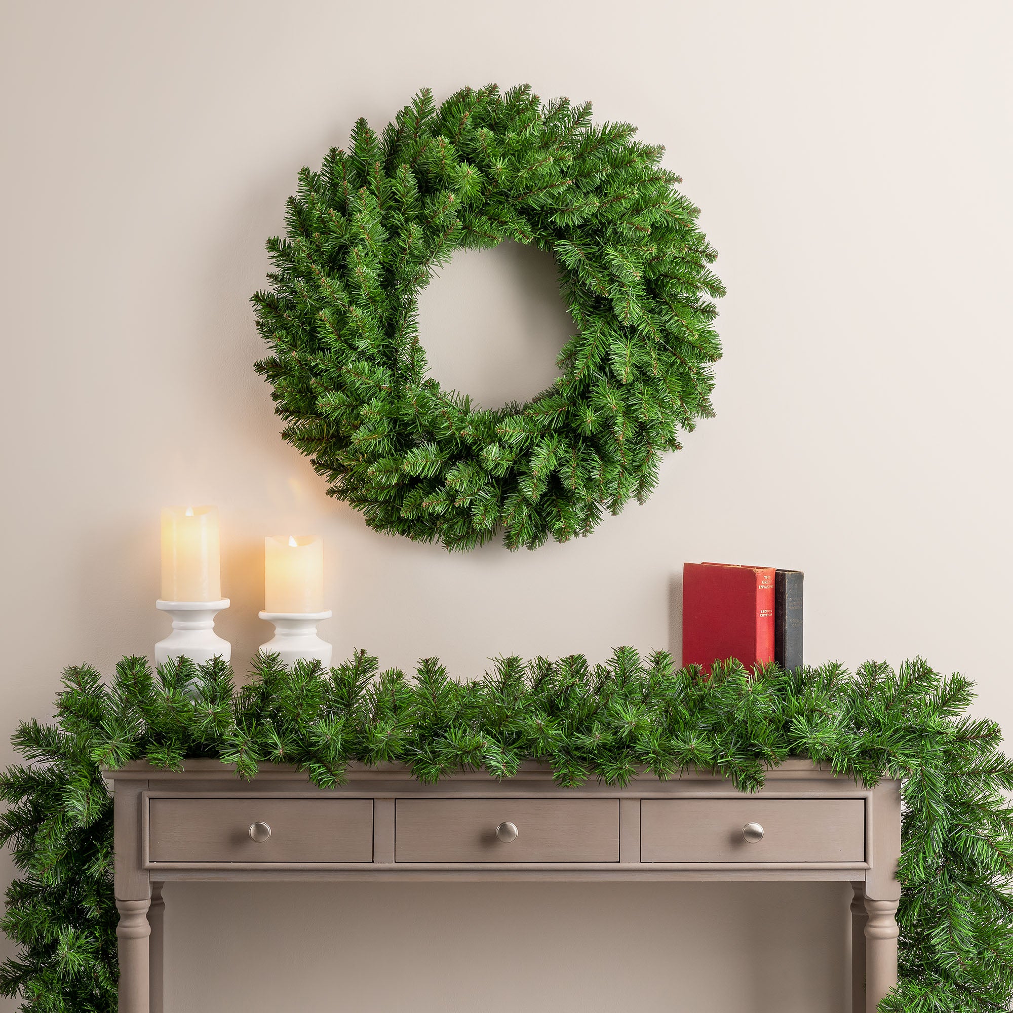 Plain Spruce Christmas Garland
