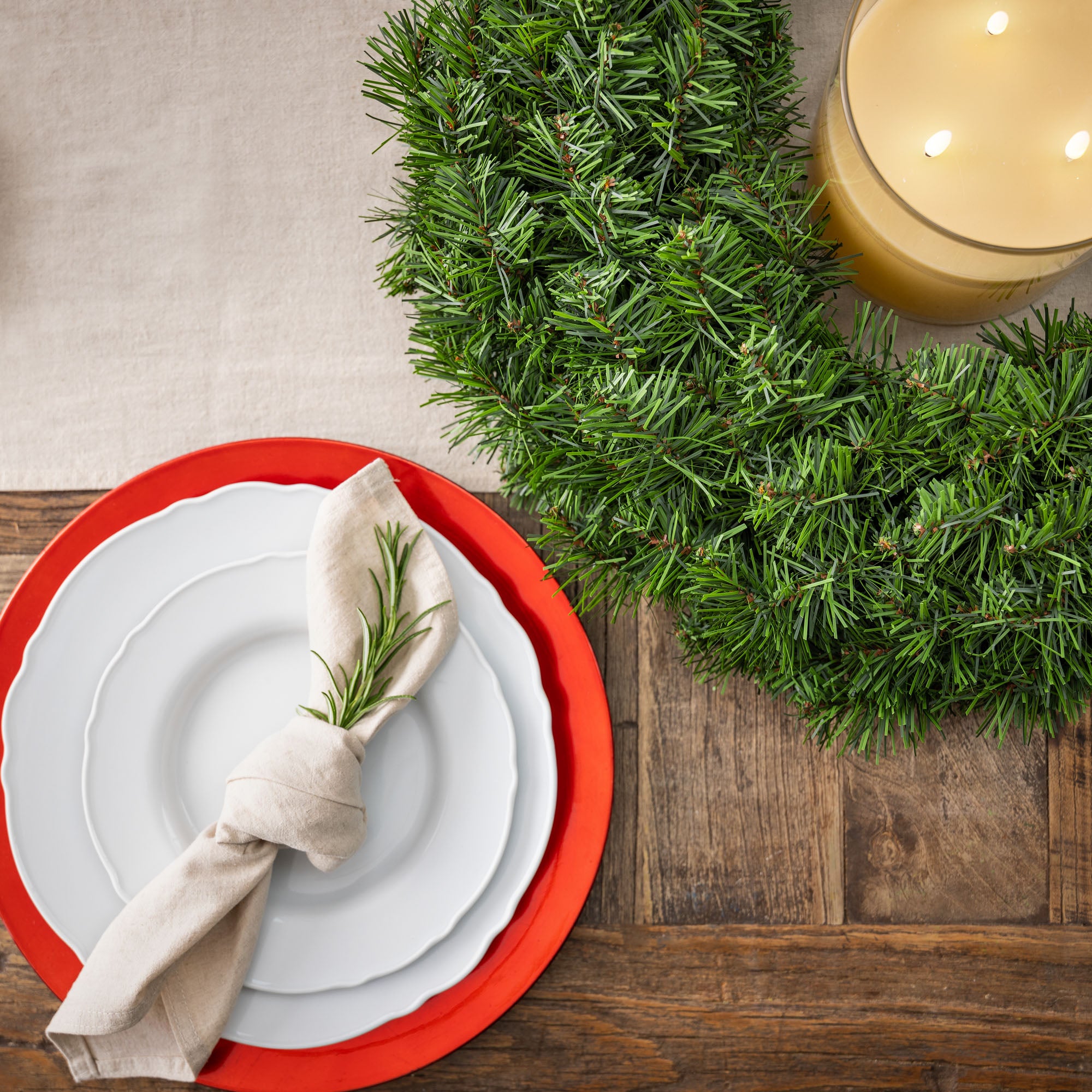 Plain Spruce Christmas Wreath