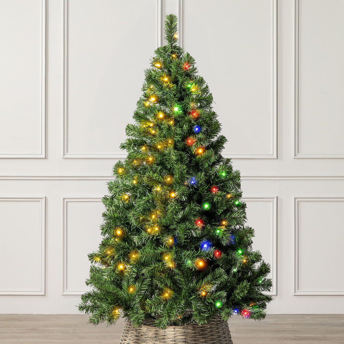 Pre Lit Aspen Spruce Artificial Christmas Tree