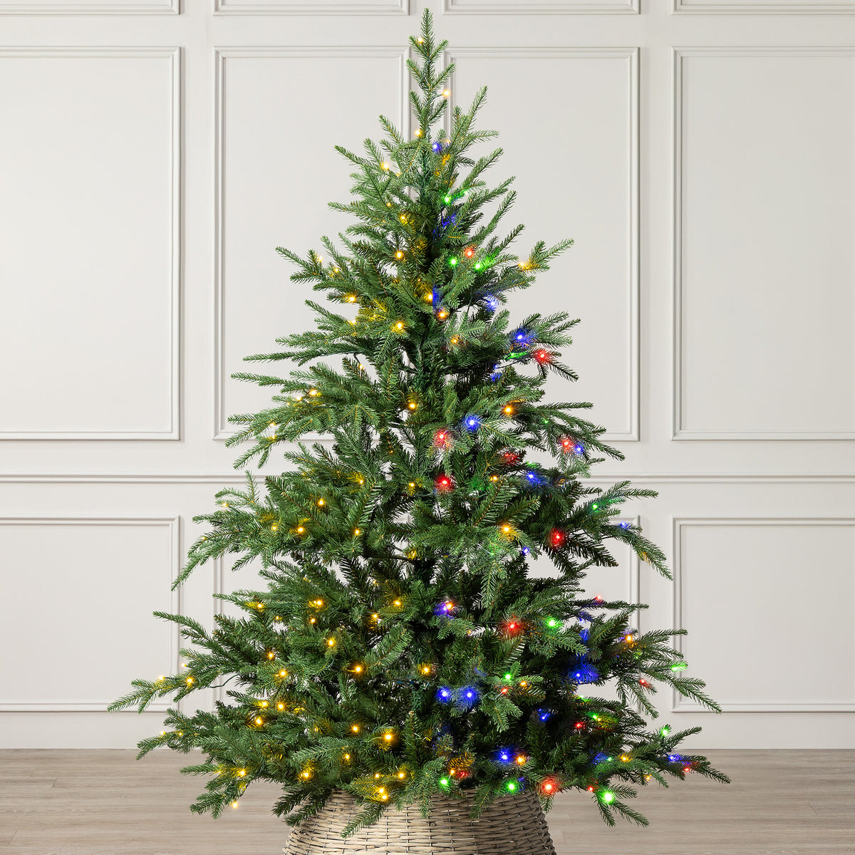 Pre Lit Nordmann Fir Artificial Christmas Tree