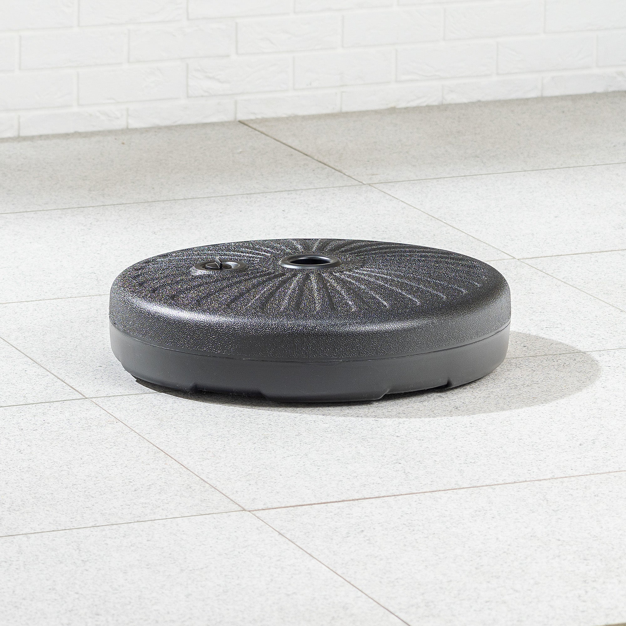 Round Plastic 35kg Parasol Base