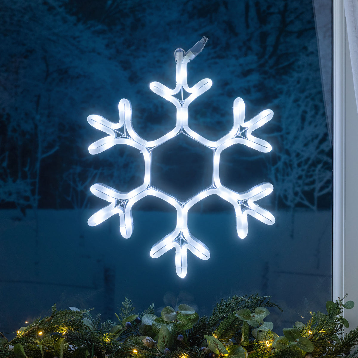 Snowflake LED Window Light