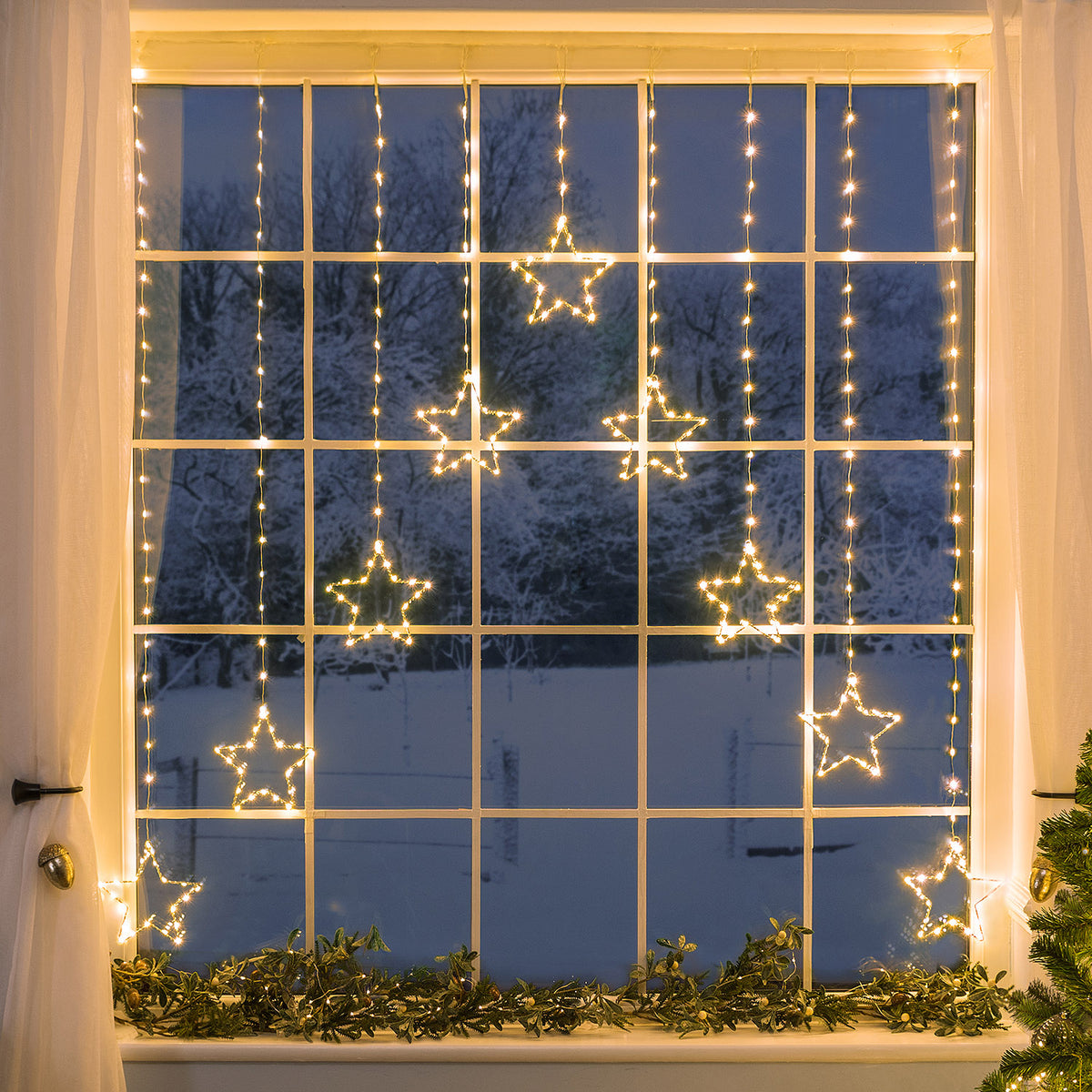 Star Curtain Micro Lights