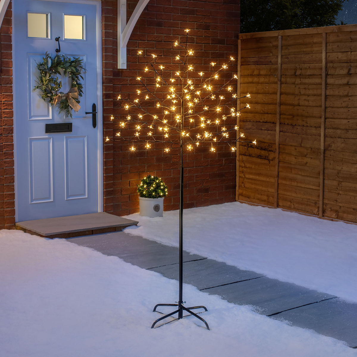 Warm LED Cherry Blossom Tree
