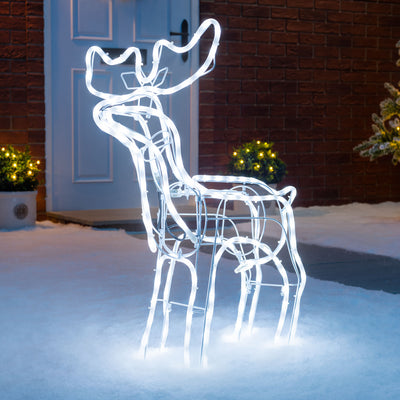 White LED Reindeer