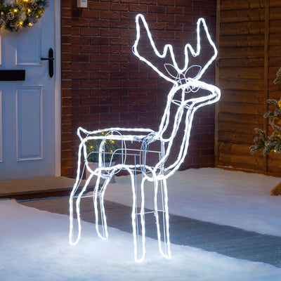 White LED Reindeer