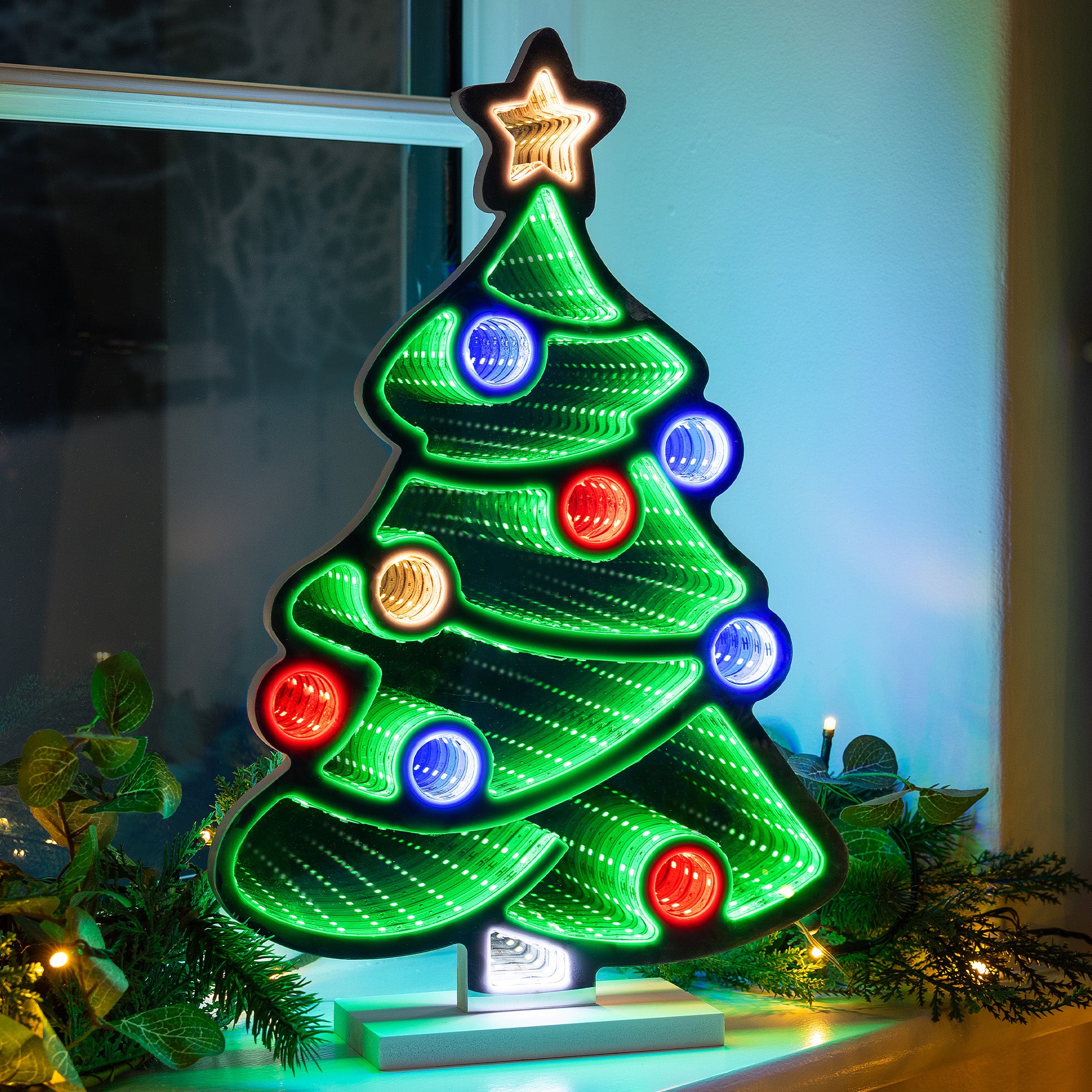 Christmas Tree Infinity Light (40cm)